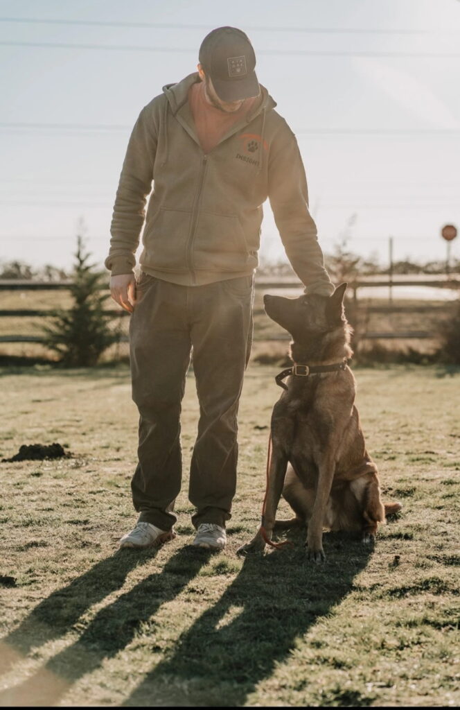 Tyler providing private dog training in Spanaway Washington